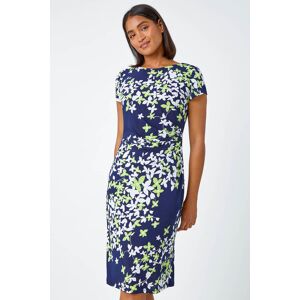 Roman Floral Print Shift Stretch Dress 10 female Roman Floral Print Shift Stretch Dress 10 female