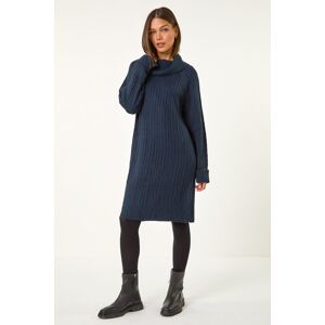 Roman Roll Neck Knitted Jumper Dress 20 female Roman Roll Neck Knitted Jumper Dress 20 female