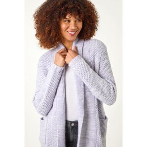 Roman Fluffy Textured Knit Cardigan 18 female Roman Fluffy Textured Knit Cardigan 18 female