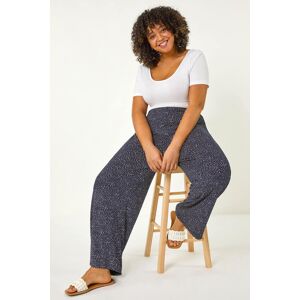 Roman Curve Abstract Spot Print Palazzo Trouser 30-32 female Roman Curve Abstract Spot Print Palazzo Trouser 30-32 female