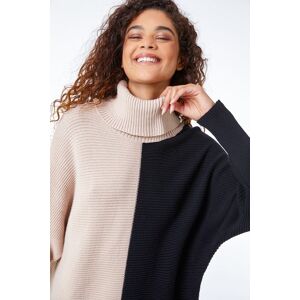 Roman Colour Block Longline Roll Neck Jumper 18 female Roman Colour Block Longline Roll Neck Jumper 18 female
