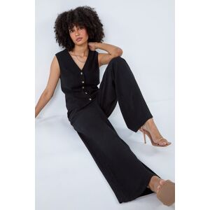 Roman Linen Mix Wide Leg Trousers 16 female Roman Linen Mix Wide Leg Trousers 16 female