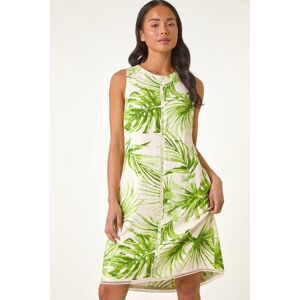 Roman Petite Tropical Sleeveless Dress 16 female Roman Petite Tropical Sleeveless Dress 16 female