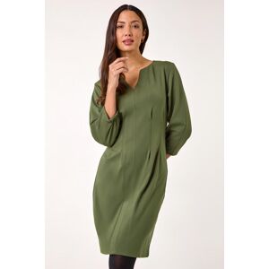 Roman Ponte Stretch Notch Neck Midi Dress 20 female Roman Ponte Stretch Notch Neck Midi Dress 20 female