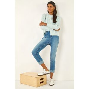 Roman Slim Leg Turn Up Stretch Jeans 14 female Roman Slim Leg Turn Up Stretch Jeans 14 female