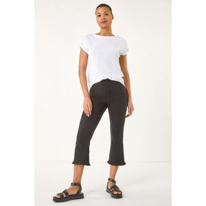 Roman Trim Flared Cropped Stretch Trousers 16 female Roman Trim Flared Cropped Stretch Trousers 16 female