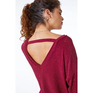 Roman Stretch Glitter Blouson Top 18 female Roman Stretch Glitter Blouson Top 18 female