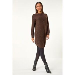 Roman Sequin Embellished Stretch Jumper Dress 20 female Roman Sequin Embellished Stretch Jumper Dress 20 female