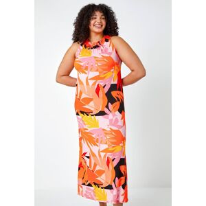 Roman Curve Tropical Stretch Jersey Maxi Dress 30-32 female Roman Curve Tropical Stretch Jersey Maxi Dress 30-32 female