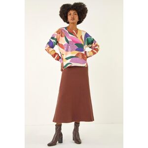 Roman Sequin Leaf Knit Jumper one size female Roman Sequin Leaf Knit Jumper one size female