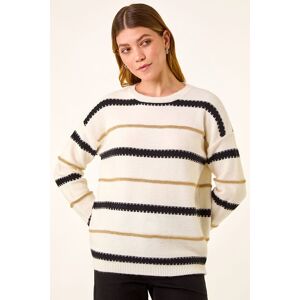 Roman Multi Stripe Knit Jumper XL female Roman Multi Stripe Knit Jumper XL female