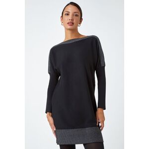 Roman Spot Print Border Knitted Jumper Dress 14 female Roman Spot Print Border Knitted Jumper Dress 14 female