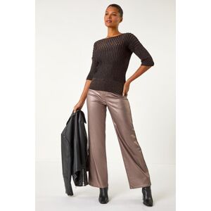 Roman Sparkly Ribbed Batwing Knit Jumper 18 female Roman Sparkly Ribbed Batwing Knit Jumper 18 female