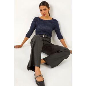 Roman Sparkly Ribbed Batwing Knit Jumper 18 female Roman Sparkly Ribbed Batwing Knit Jumper 18 female