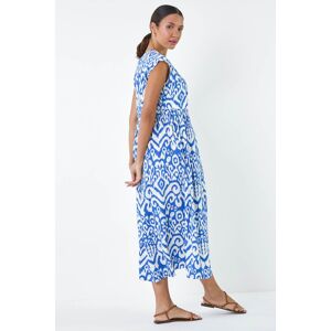 Roman Aztec Print Midi Smock Dress 20 female Roman Aztec Print Midi Smock Dress 20 female