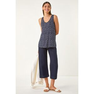 Roman Abstract Print Cami Stretch Top 10 female Roman Abstract Print Cami Stretch Top 10 female