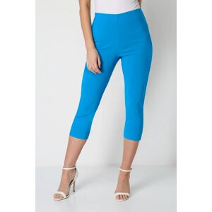 Roman Women's Cropped Stretch Holiday Capri Trousers in Blue 12 female