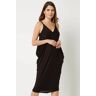 Roman Jersey Slouch Dress in Black - Size 10 10 female