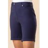 Roman Turn Up Stretch Shorts in Navy 22 female