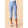 Roman Womens Comfort Stretch Fit Cropped Trousers in Light Blue 18 female