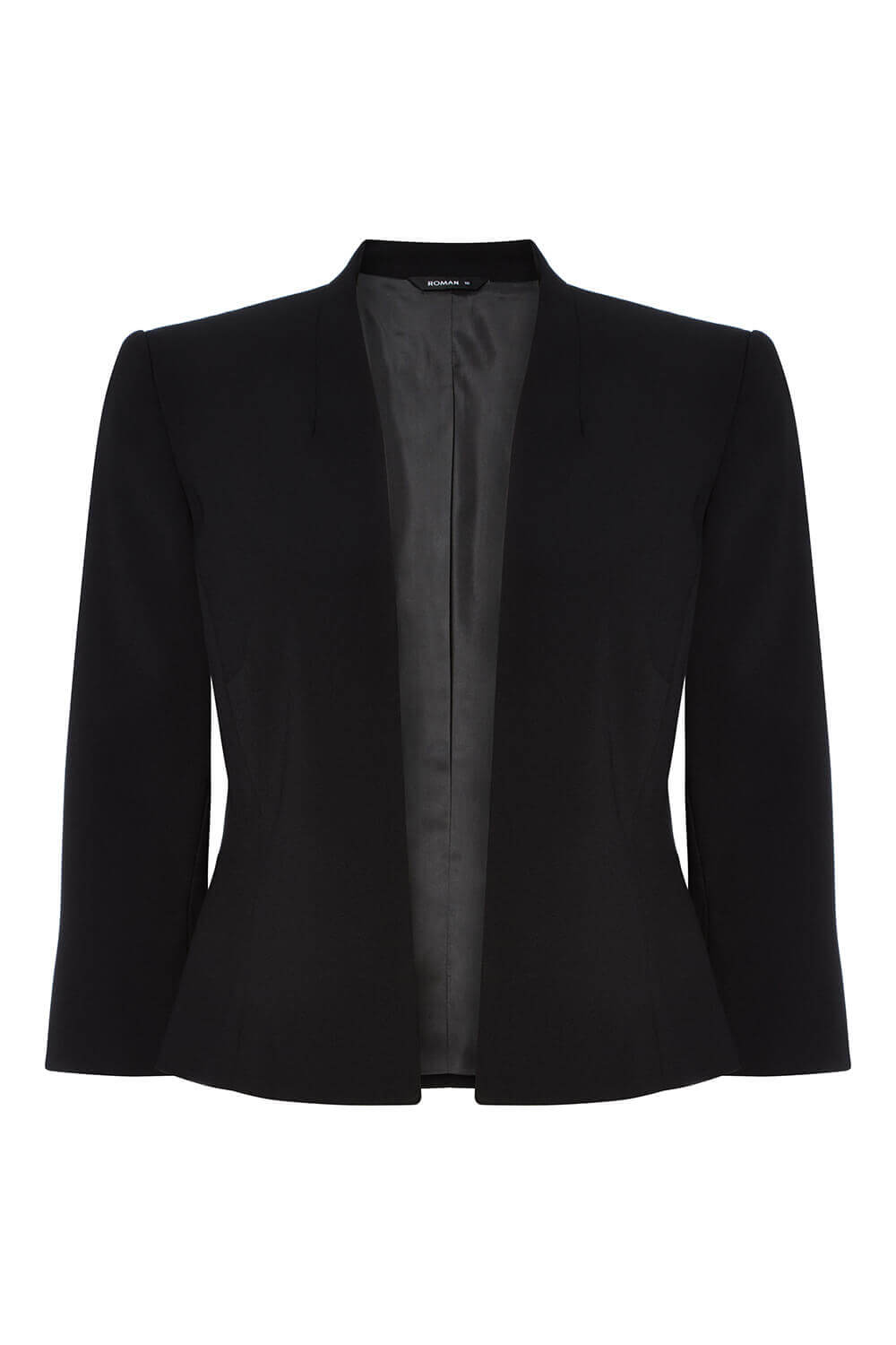 Roman 3/4 Sleeve Rochette Jacket in Black 20 female