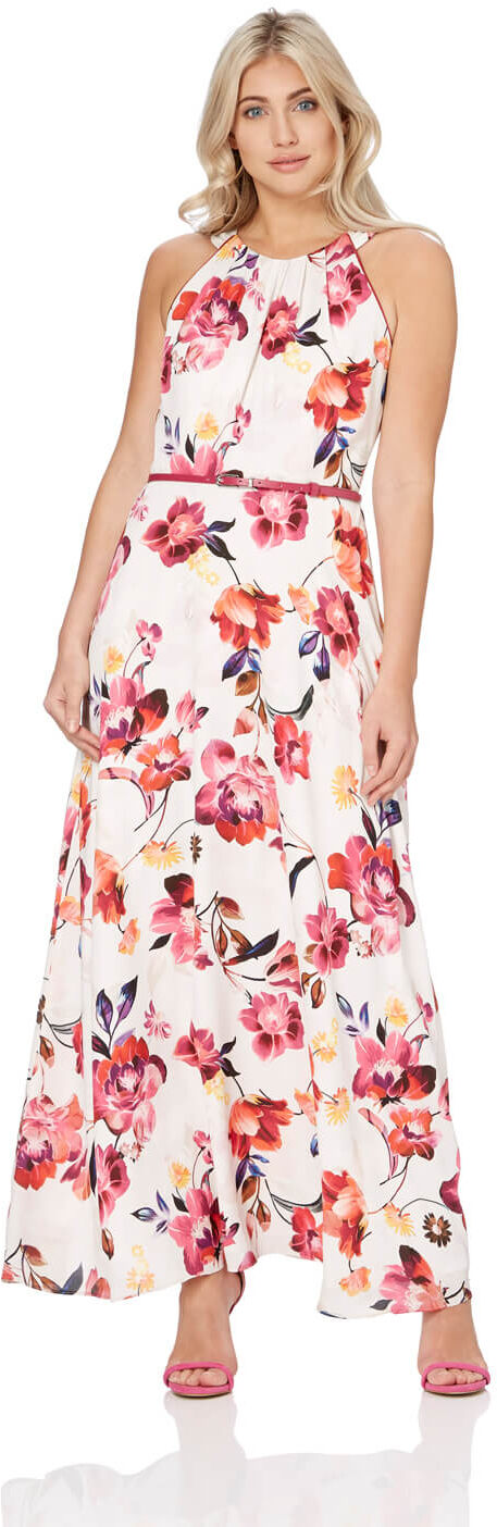 Roman Originals Floral Belted Maxi Dress Roman Originals Floral Belted Maxi Dress