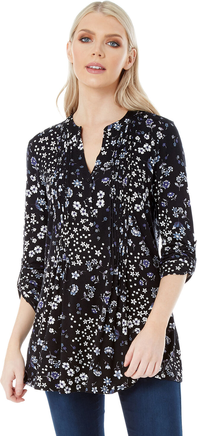 Roman Originals Ditsy Floral Print Shirt Roman Originals Ditsy Floral Print Shirt