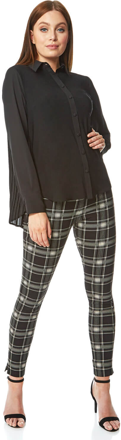 Roman Originals Pleat Back Button Blouse Roman Originals Pleat Back Button Blouse