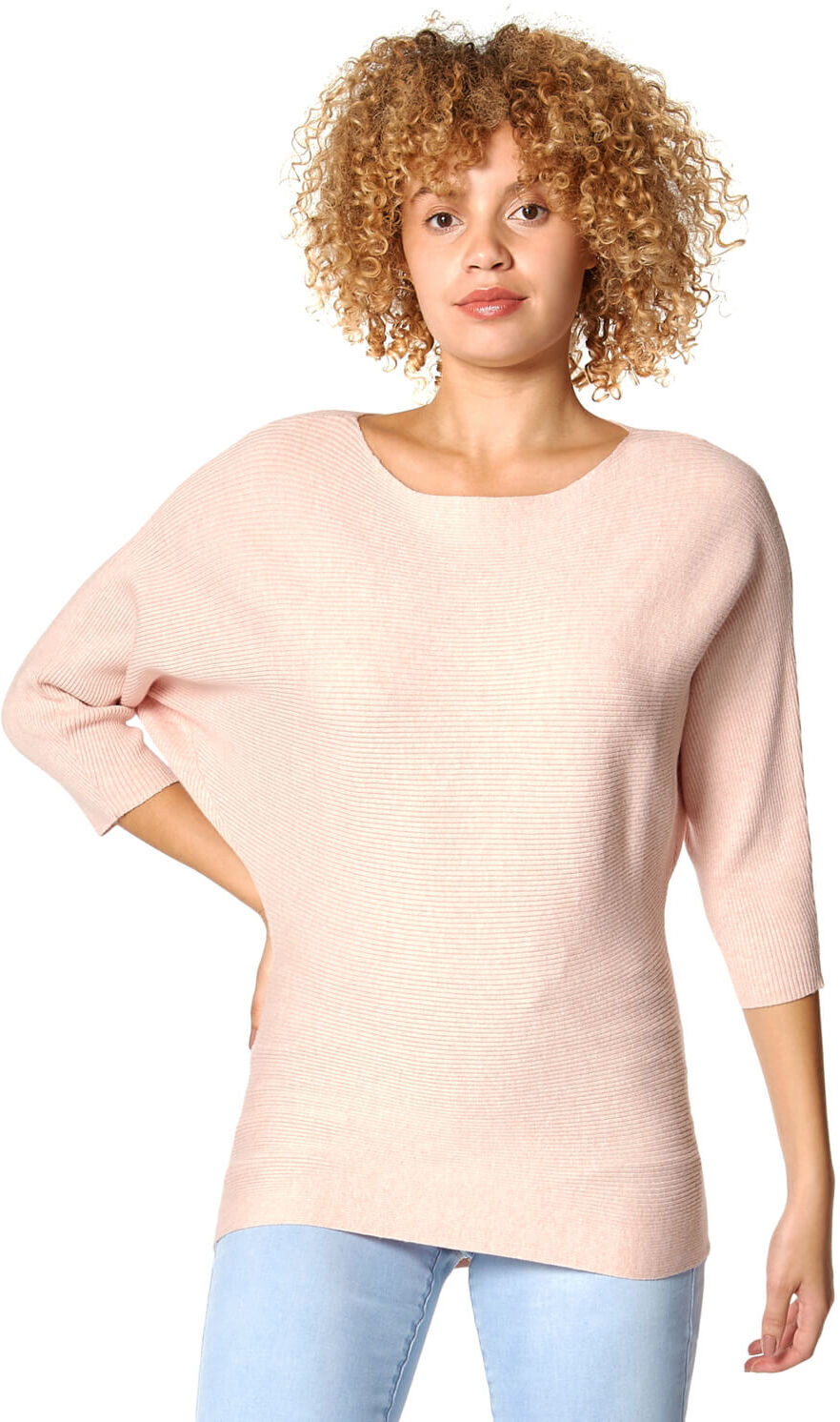 Roman Originals Ribbed Batwing Jumper Roman Originals Ribbed Batwing Jumper