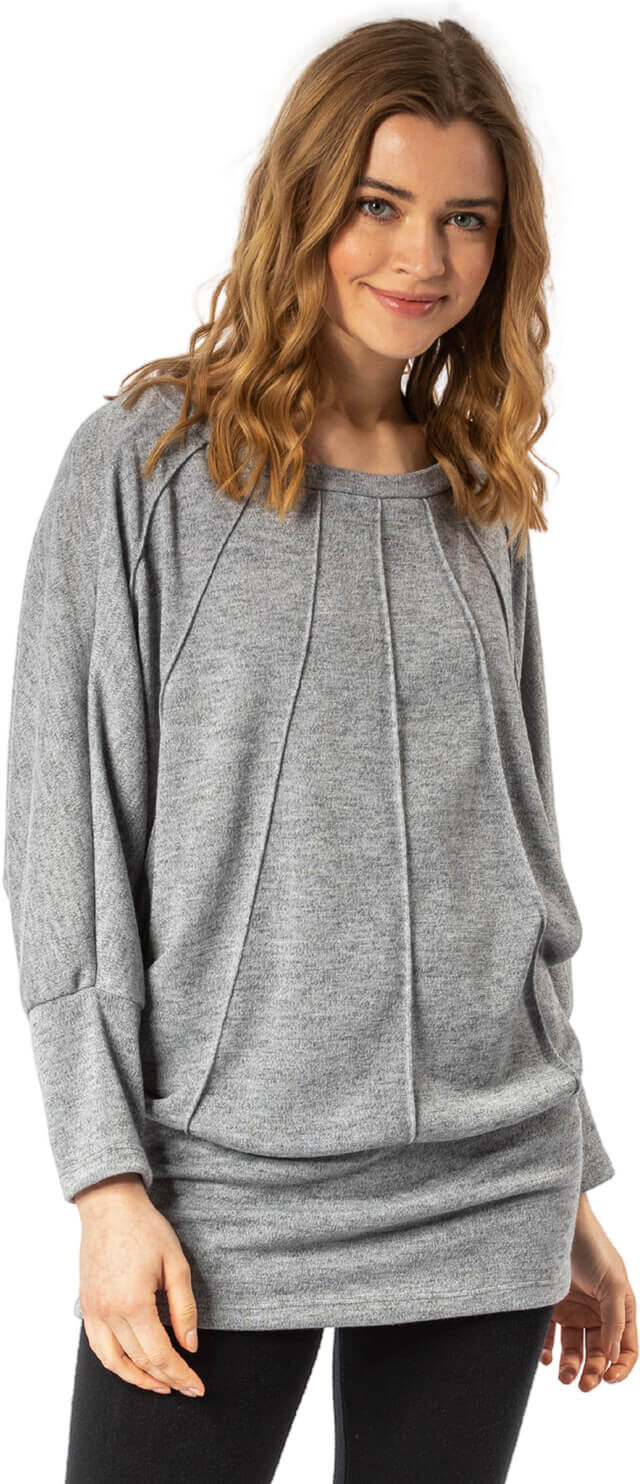 Roman Originals Seam Detail Lounge Top with Pocket Roman Originals Seam Detail Lounge Top with Pocket