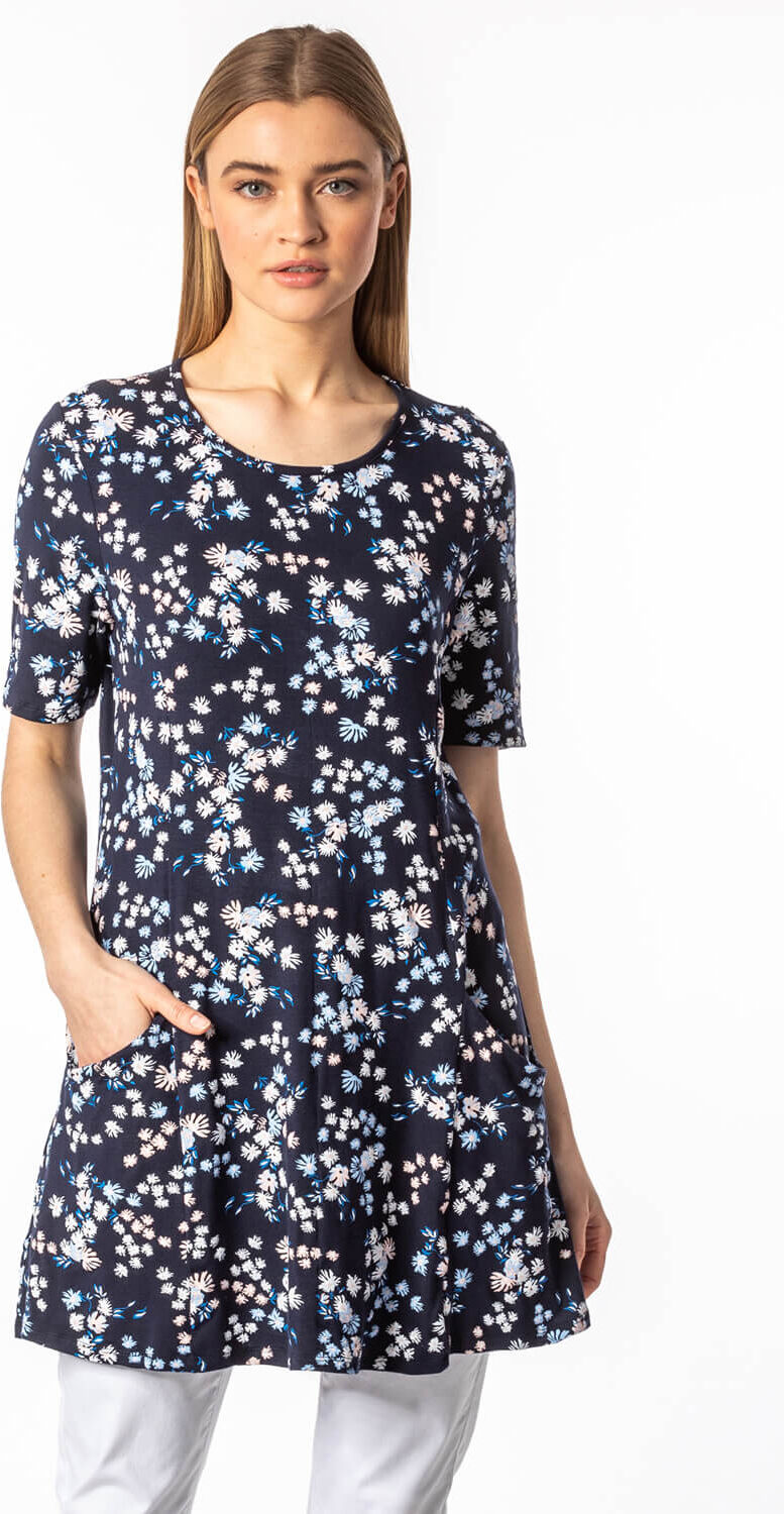 Roman Originals Floral Pocket Swing Top Roman Originals Floral Pocket Swing Top
