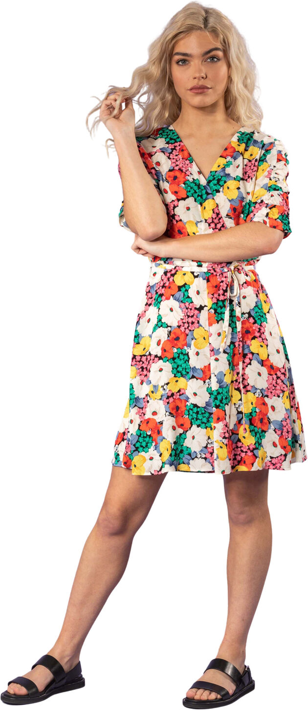 Dusk Bold Floral Wrap Dress Dusk Bold Floral Wrap Dress