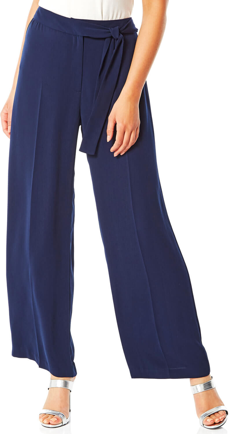 Roman Originals Side Tie Waist Trousers Roman Originals Side Tie Waist Trousers