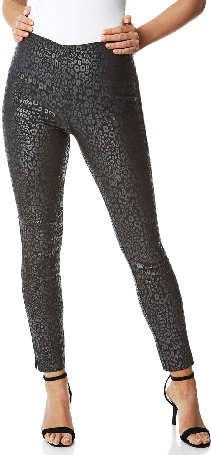 Roman Originals Animal Print Full Length Stretch Trousers