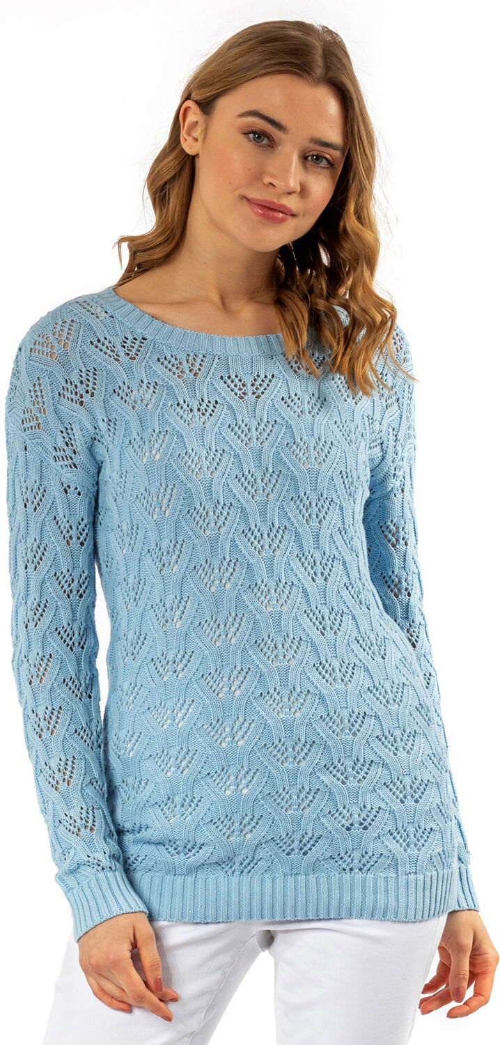 Roman Originals Cotton Cable Knit Jumper