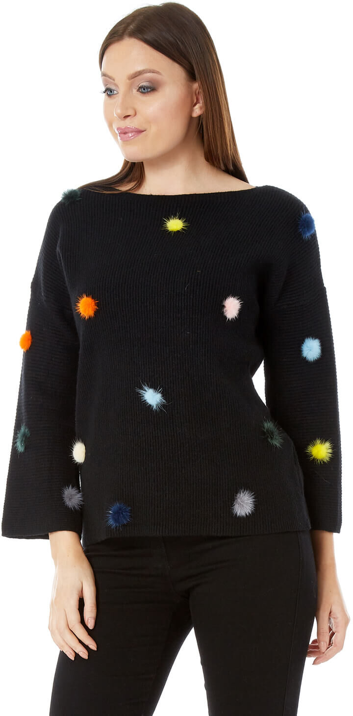 Roman Originals Pom Pom Jumper Roman Originals Pom Pom Jumper