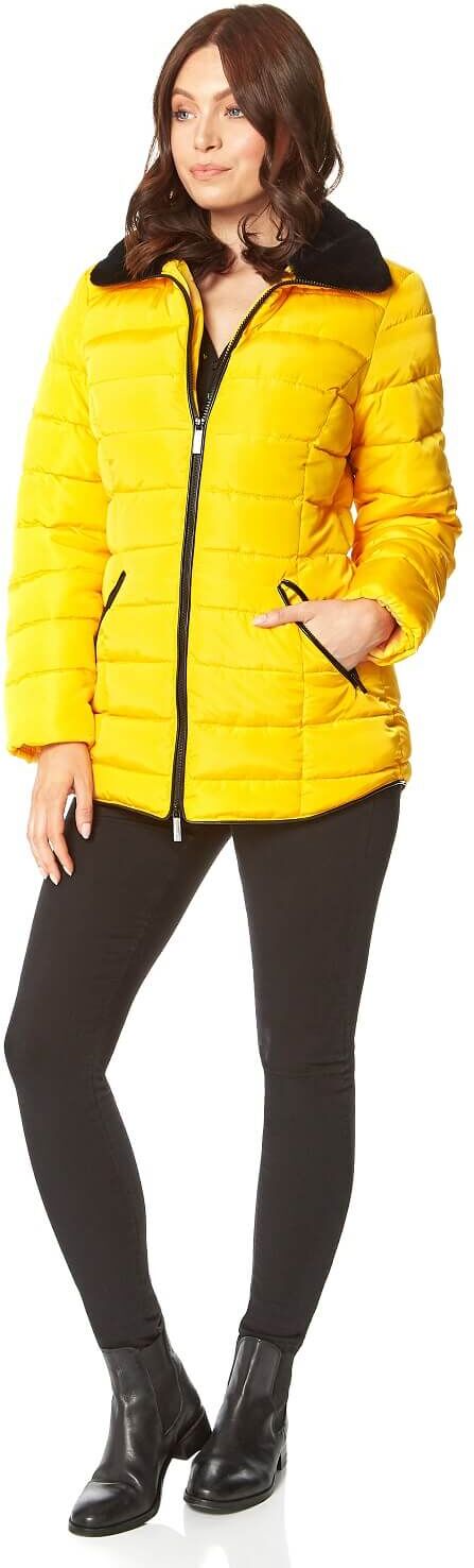 Roman Originals Short Zip Through Padded Coat Roman Originals Short Zip Through Padded Coat