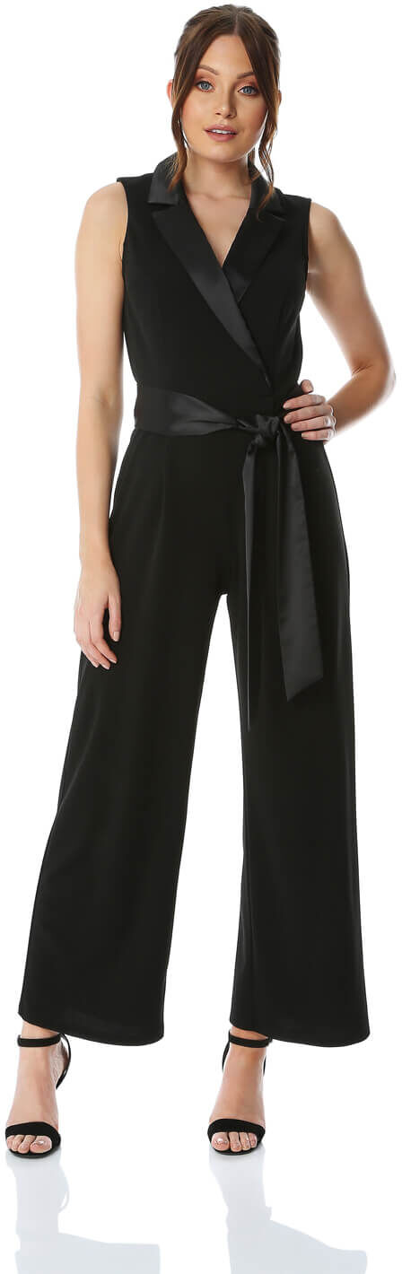 Roman Originals Tuxedo Style Jumpsuit Roman Originals Tuxedo Style Jumpsuit