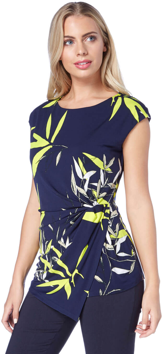 Roman Originals Leaf Print Top Roman Originals Leaf Print Top