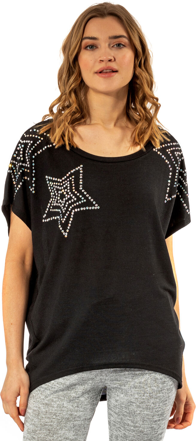 Roman Originals Diamante Star Shoulder Top Roman Originals Diamante Star Shoulder Top
