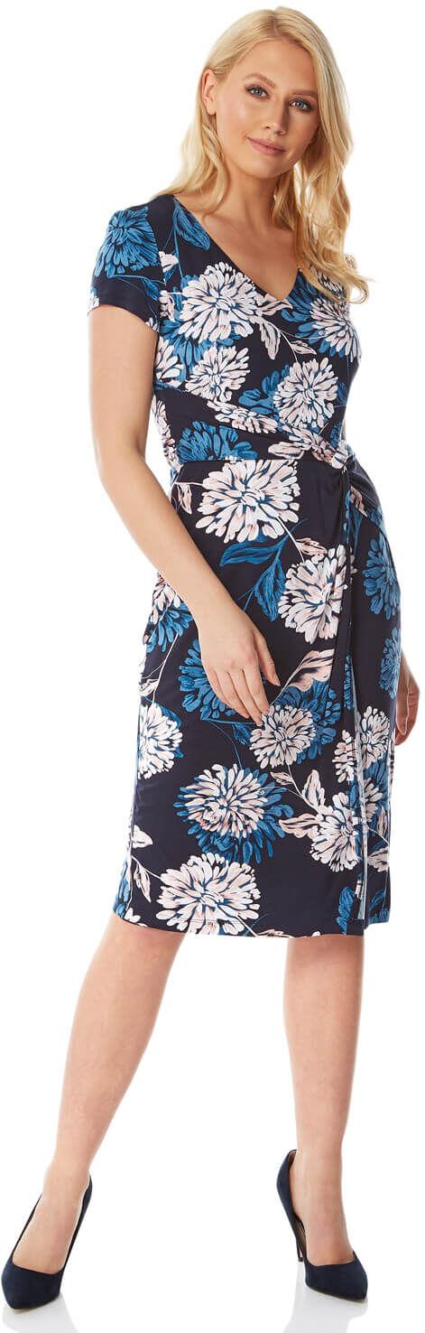 Roman Originals Floral Print Wrap Dress Roman Originals Floral Print Wrap Dress