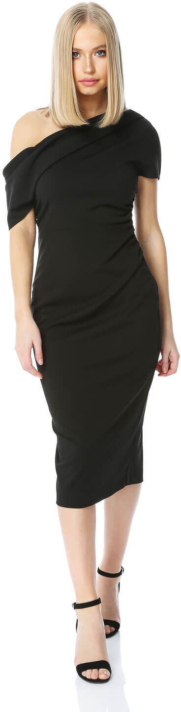 Roman Originals One Shoulder Crepe Dress Roman Originals One Shoulder Crepe Dress