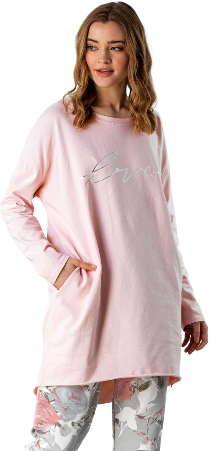Roman Originals Foil Love Print Lounge T-Shirt Roman Originals Foil Love Print Lounge T-Shirt