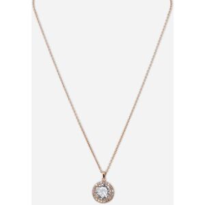 Lilly and Hope Large Cubic Zirconia Pendant Necklace in Rose Gold ONE female