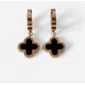 Lilly and Hope Clover Drop Earrings in Rose Gold ONE female