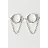 Lilly and Hope Hoop Chain Earring in Silver ONE female