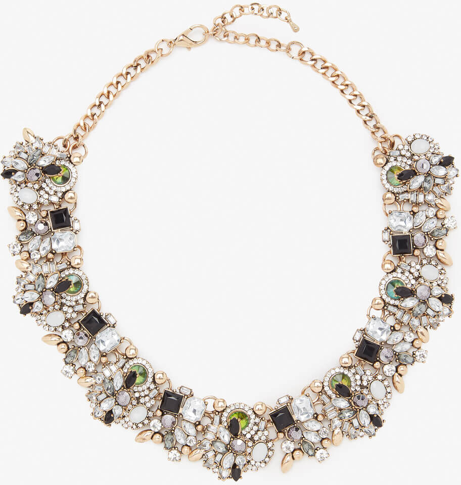 Roman Originals Gem Encrusted Statement Necklace Roman Originals Gem Encrusted Statement Necklace