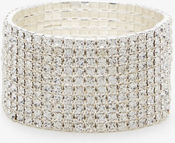 Roman Originals Diamante Wide Stretch Bracelet Roman Originals Diamante Wide Stretch Bracelet