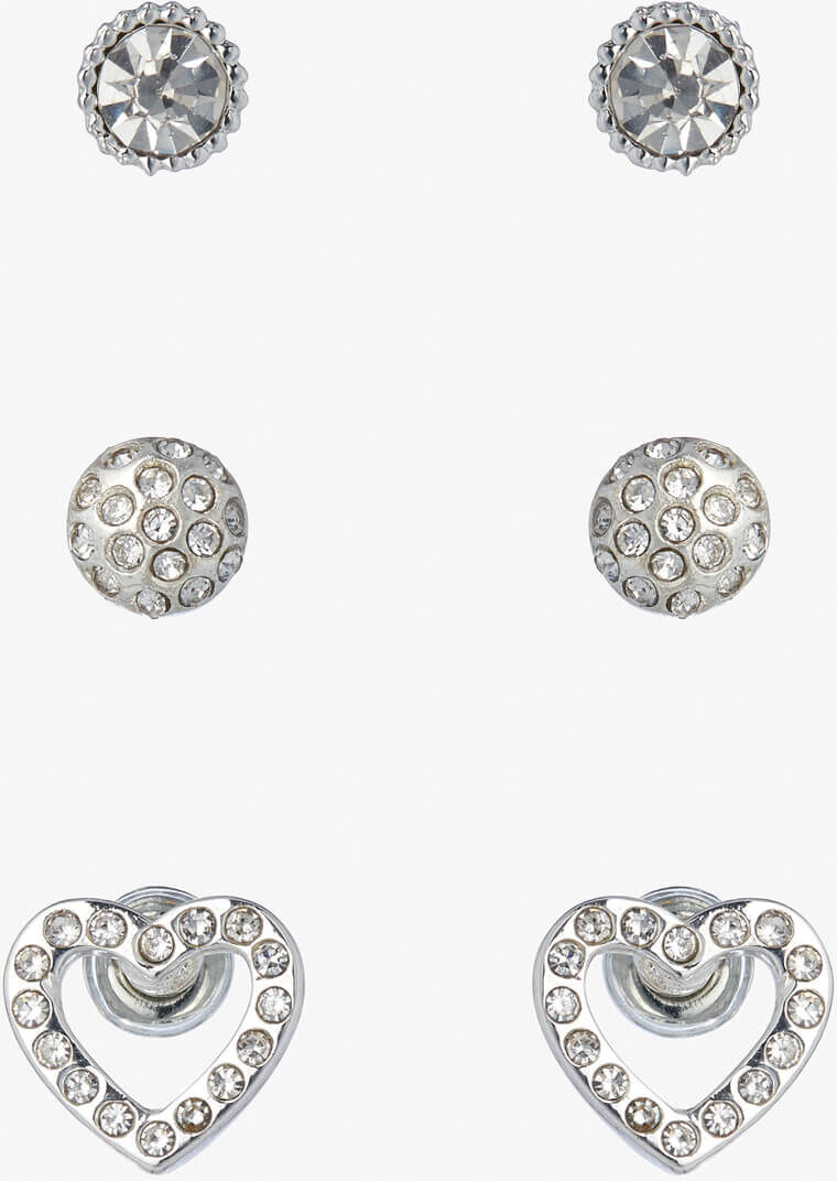 Roman Originals Multi Heart Stud Earrings Gift Set Roman Originals Multi Heart Stud Earrings Gift Set