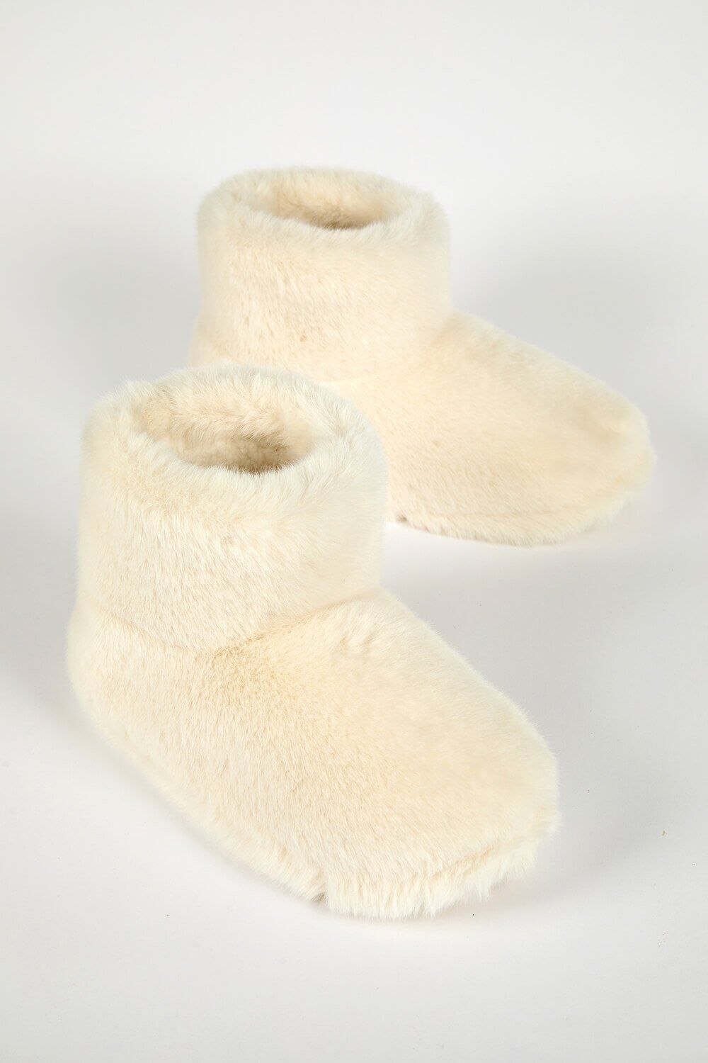 Roman Fluffy Faux Fur Bootie Slipper 5-6 female